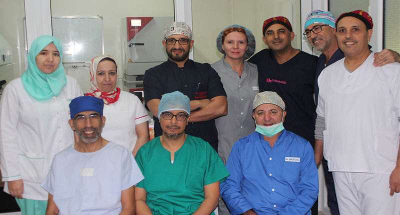 Equipe de centre fertilité Agadir